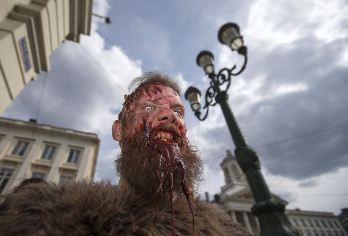Zombies Creep Through The Streets Of Brussels