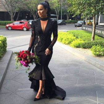 Bride Does Something Different And Walks Down The Aisle In A Black Wedding Dress