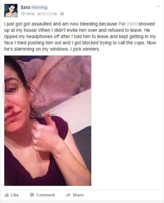 Abusive Boyfriend Gets Owned By His Girl On Facebook
