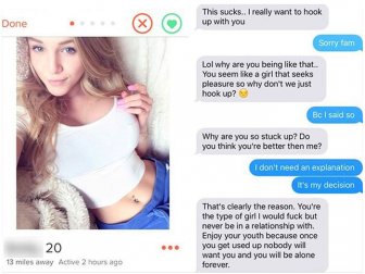 Guy Freaks Out On His Tinder Date Because She Refused To Hook Up With Him