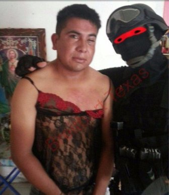 Marine Humiliates Mexican Drug Bosses By Making Them Wear Lingerie