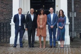 Prince George Showed Off His Adorable Pajamas When He Met President Obama