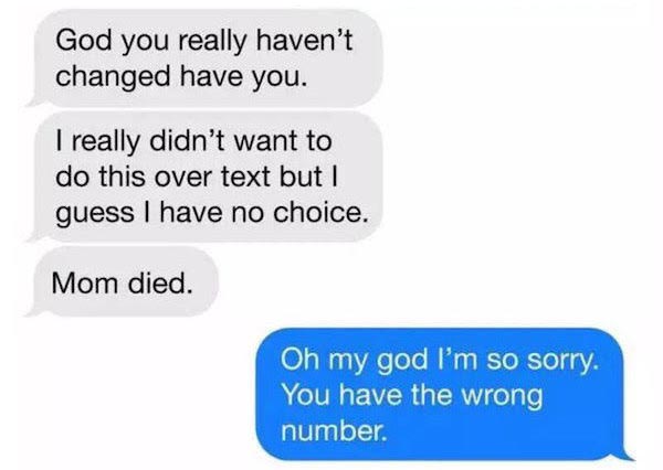 Hilarious Text Conversation Ends With A Surprising Twist