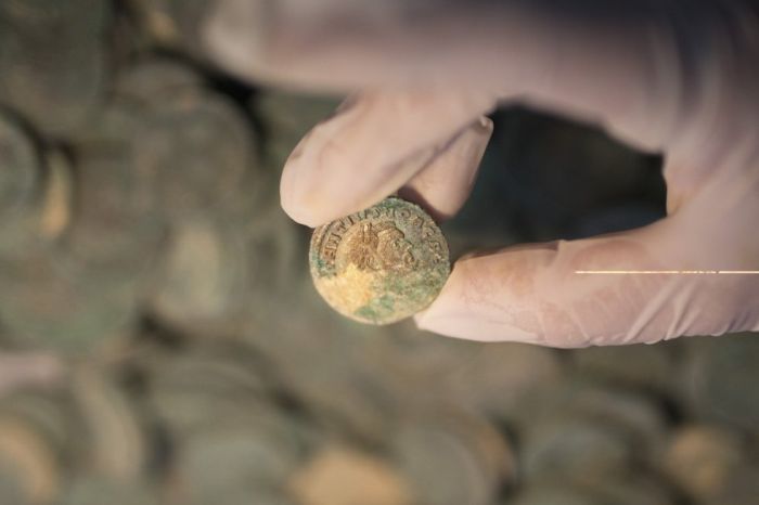 Construction Workers Find 1,300 Pounds Of Roman Coins Discovered In Spain