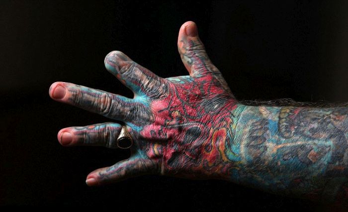 Gangster Covers Every Single Inch Of His Body In Tattoos