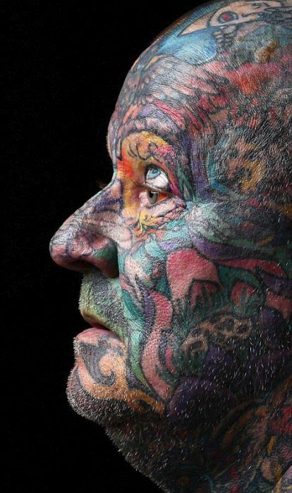 Gangster Covers Every Single Inch Of His Body In Tattoos