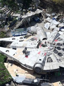 The Millennium Falcon Has Been Spotted On The Set Of Star Wars: Episode VIII