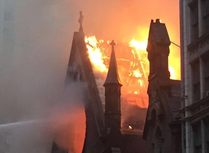 Manhattan Cathedral Burns Down On Orthodox Easter Sunday