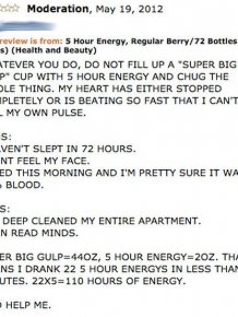 Hilarious Energy Drink Reviews From Amazon That Point Out The Awful Side Effects