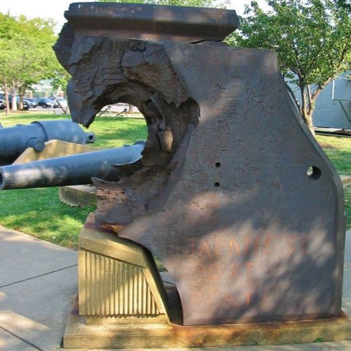 Armor Plate From Yamato Ship Shows The True Power Of Armor Piercing Shells