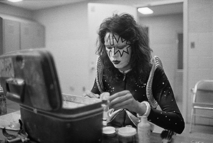 Backstage Photos Of Kiss Getting Ready To Take The Stage