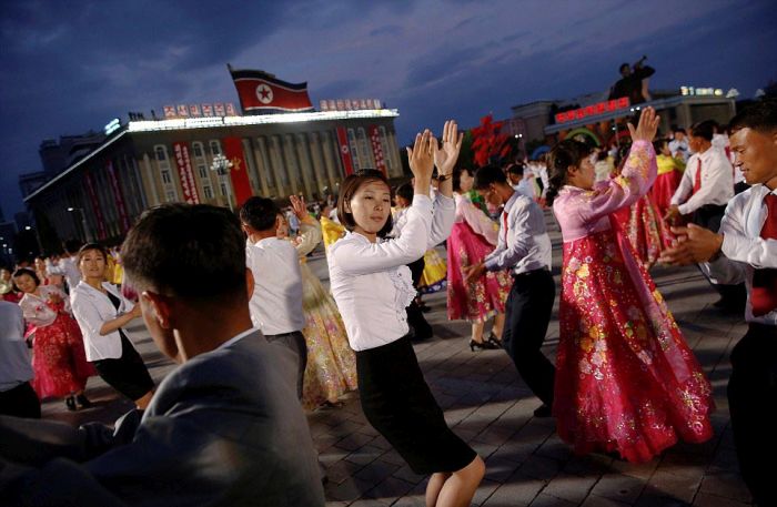 Hundreds Of Thousands Of North Koreans Gather To Celebrate With Kim Jong Un
