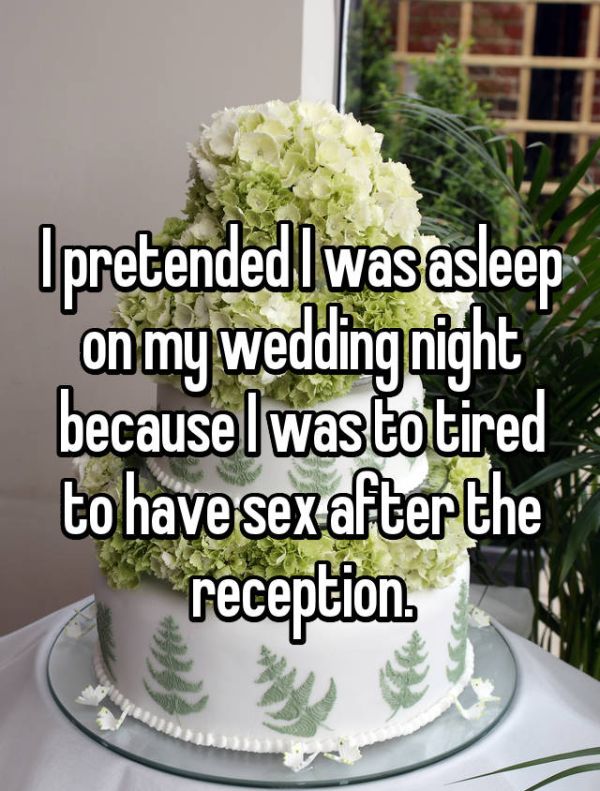 Brides Share Their Stories About What Went Down On Their Wedding Night