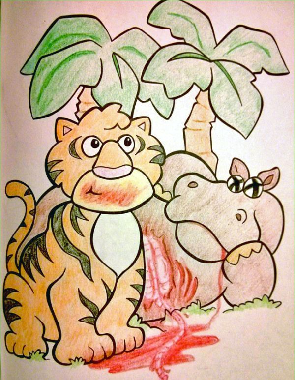 Children's Coloring Books That Were Violated By Adults