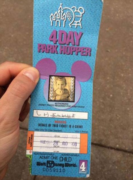Woman Uses 22 Year Old Ticket To Gain Entry Into Disney World