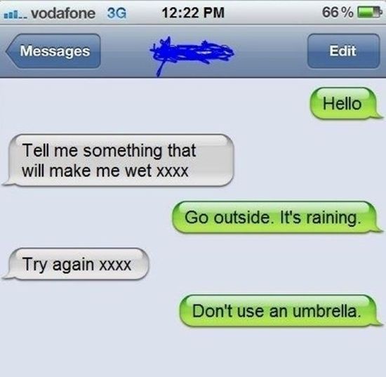 Unwanted Flirty Texts That Were Met With Cold Responses