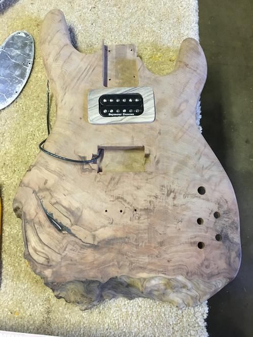 How To Build A Guitar Using A Piece Of Mahogany