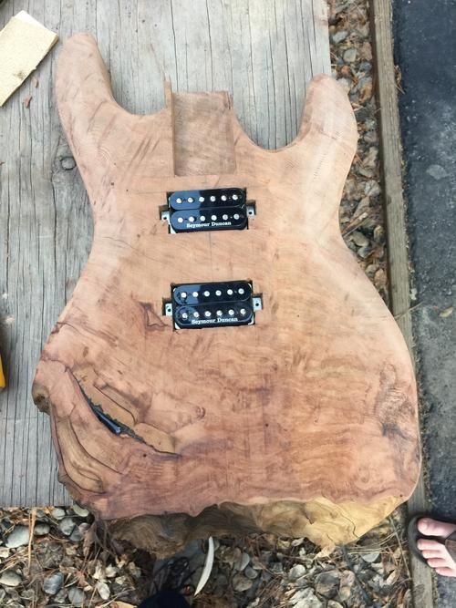 How To Build A Guitar Using A Piece Of Mahogany