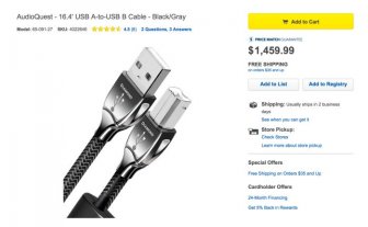 The Reviews For This $1,500 USB Cable Are Hilarious