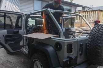 Guy Converts His Jeep Into A House On Wheels