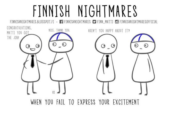 Funny Comics About Finnish Nightmares That Even Non-Finns Will Laugh At