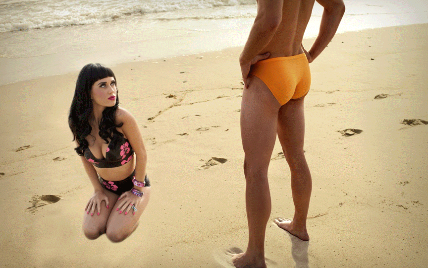 Katy Perry's Beach Picture Gets The Photoshop Treatment