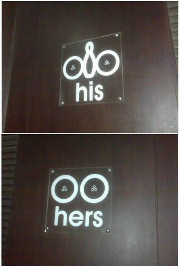 Amusing Bathroom Signs That Get Straight To The Point