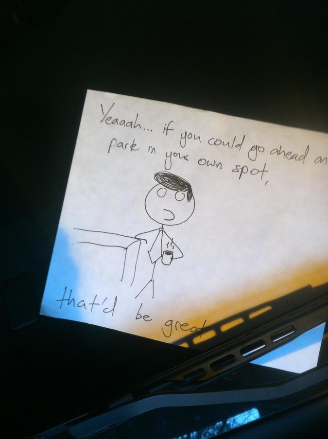 People Who Got Furious Over Bad Parking Jobs And Left Angry Notes