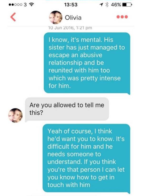 Guy Trolls Tinder Match When She Starts Asking About His Friend