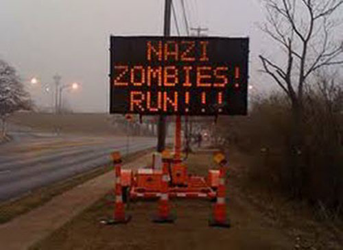 Hacked Road Signs With Hilarious Messages