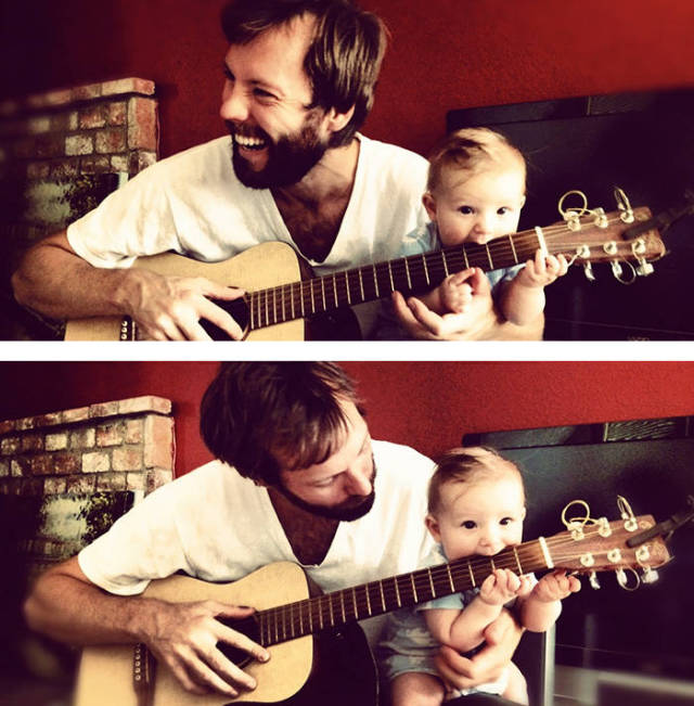 Happy Photos Of Fathers Spending Time With Their Kids