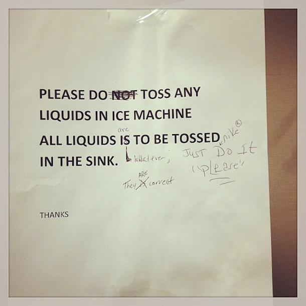 Passive Aggressive Notes Are The Weapon Of Choice When Co-Workers Go To War