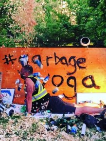 Traveling Man Embraces His Passion For Garbage Yoga