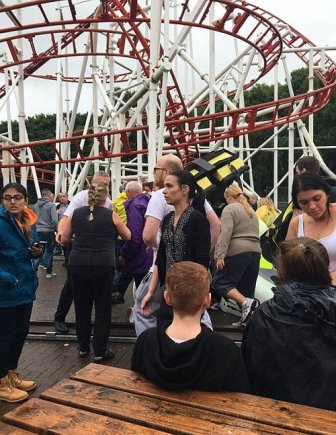 Tsunami Rollercoaster Derails At Scottish Fairground