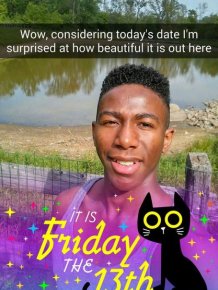 This Guy’s Snapchat Story Proves Friday The 13th Is A Dangerous Day