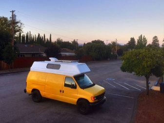 Old Van Gets Converted Into An Adventuremobile