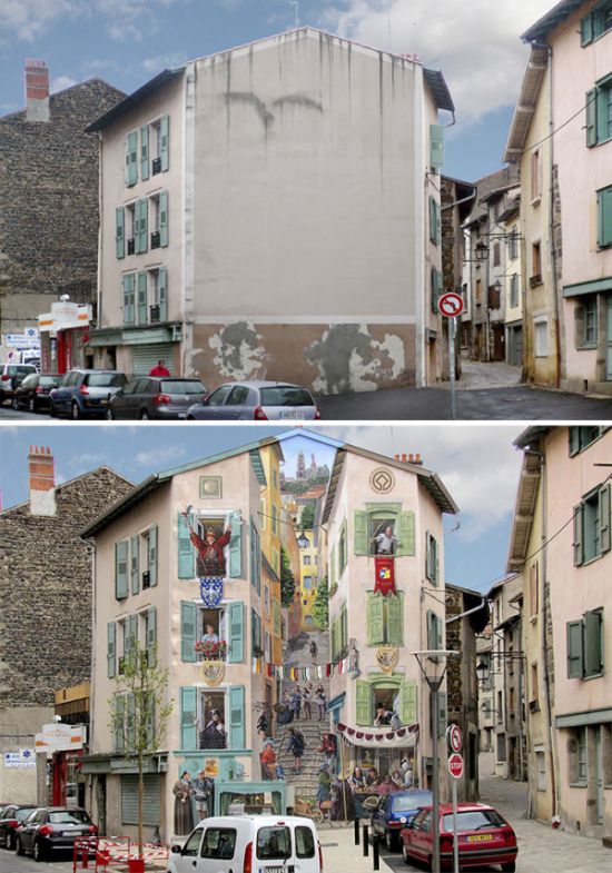 French Artist Turns City Walls Into Unforgettable Art