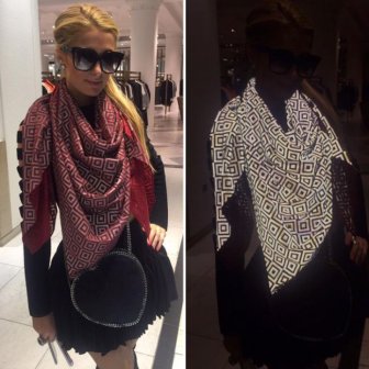 Celebrities Are Using A Special Scarf To Mess With The Paparazzi