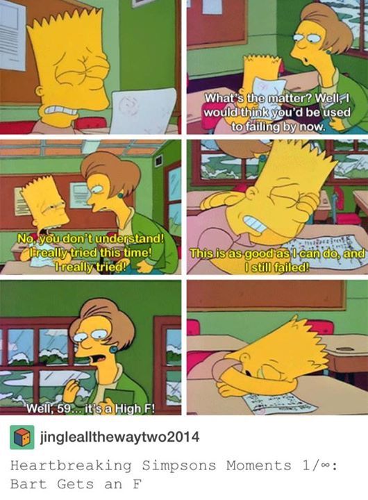 A Photo From The Simpsons Inspired People To Talk About The Grading System