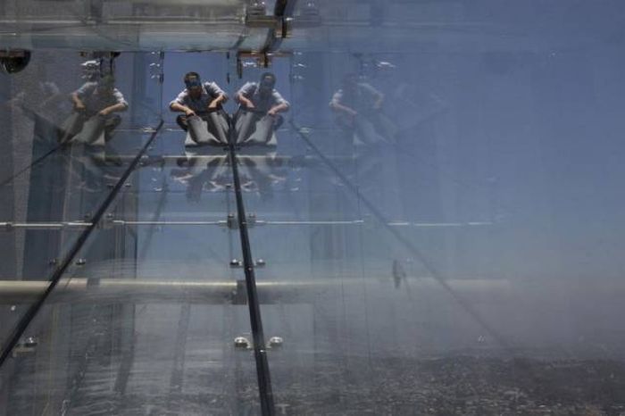 Are You Brave Enough To Ride This Terrifying Glass Slide?