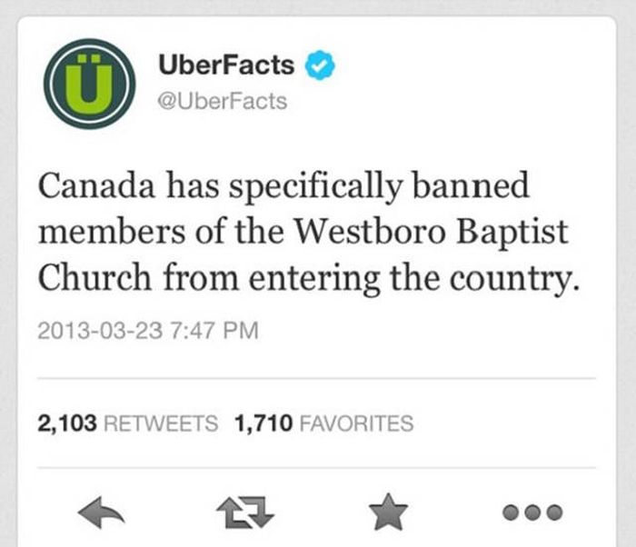 Things That Wouldn't Happen Anywhere Else In The World But Canada