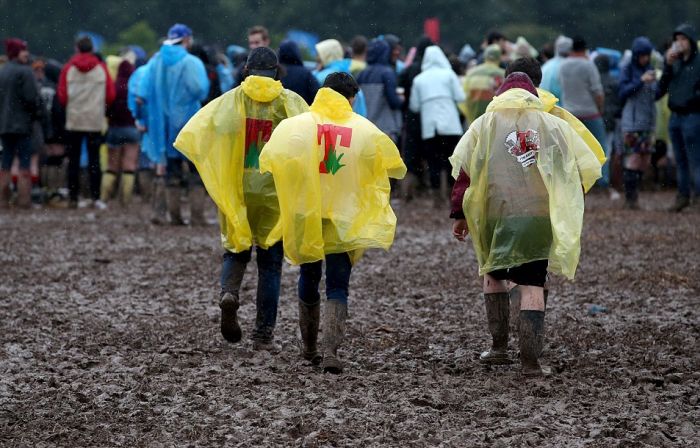 Music Fans Party In The Mud At T In The Park