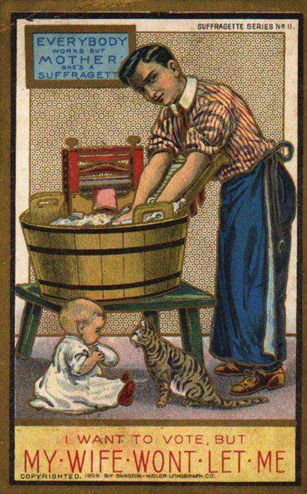 Vintage Postcards That Were Made To Discourage Women