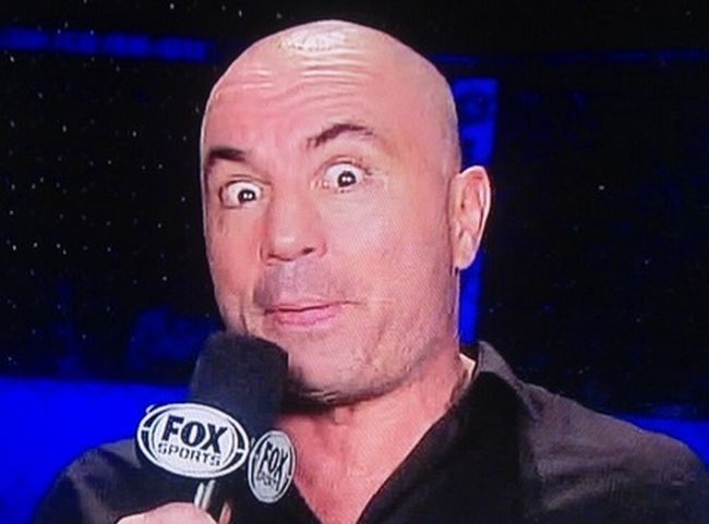 Joe Rogan Makes Hilarious Faces During UFC Weigh-Ins.