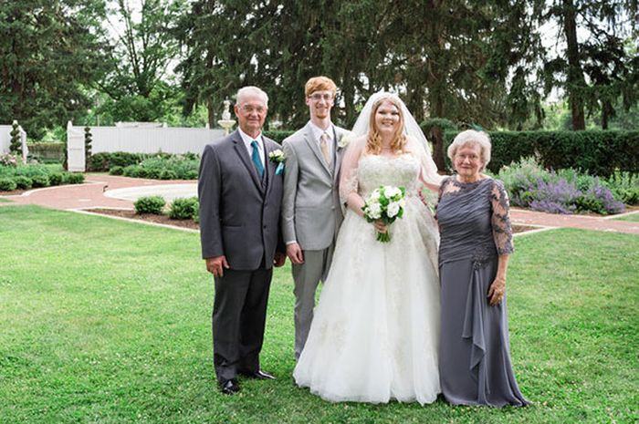Bride And Groom’s Grandmas Team Up To Be Flower Girls At Their Wedding
