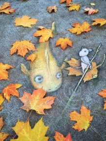 Street Artist David Zinn Gives Pokemon Go A Run For Its Money