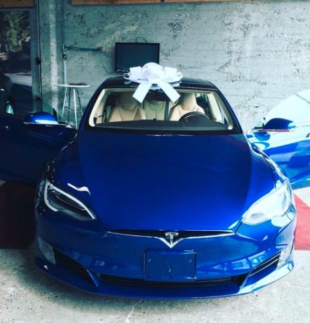 Employees Buy A Tesla Model S For Their Boss To Say Thanks