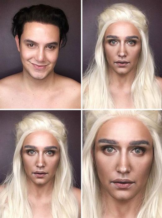 Makeup Artist Himself Can Replace The Entire Female Part Of "Game of Thrones"