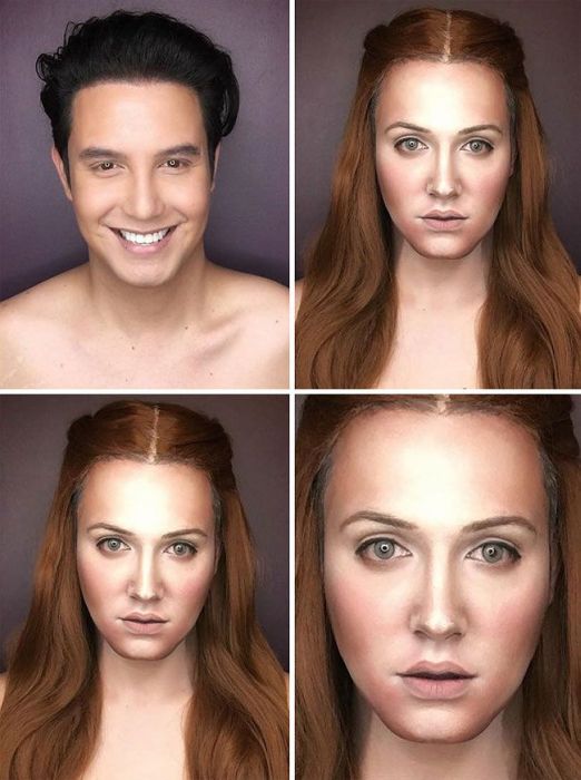 Makeup Artist Himself Can Replace The Entire Female Part Of "Game of Thrones"
