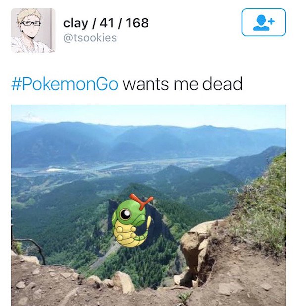 Pokemon are showing up at the most inappropriate times